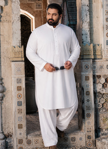 Classic White Tarkashi Kurta
