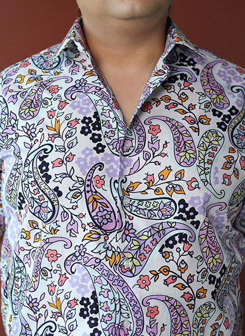 Regal Paisley Print Shirt