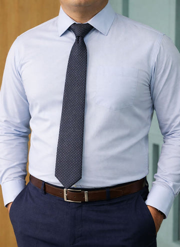 Luxe Light Blue Dress Shirt